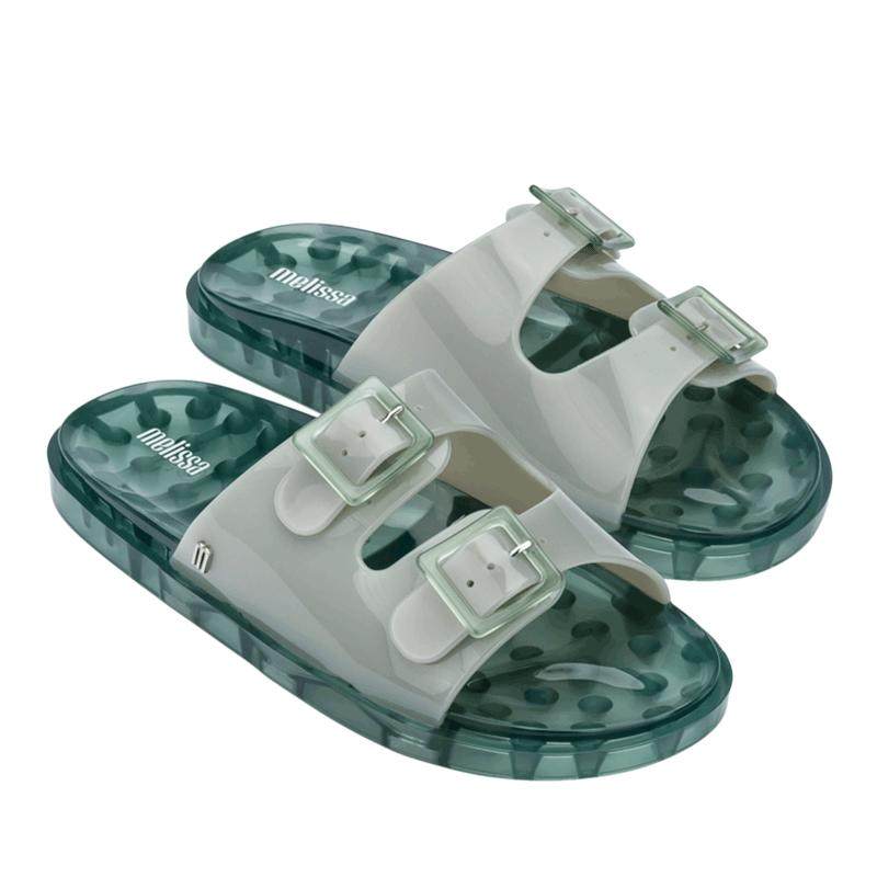 Melissa梅丽莎时尚可调节搭扣绑带运动女士拖鞋32950