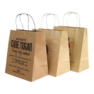 定制白牛皮纸袋服装纸袋子批发定做牛皮纸手提礼品袋化妆品袋现货