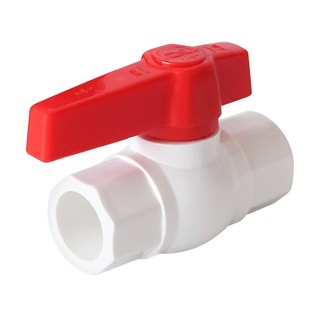 PVC球阀阀门开关螺纹插口塑料给水管配件20 25 32 40 50 63 75 90