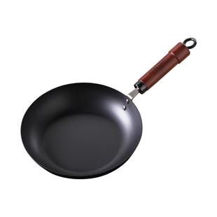 RIVERLIGHT极牌日本原装进口轻便平底锅无涂层家用烙饼煎牛排铁锅