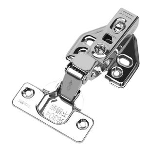 柜门修复合页304不锈钢防生锈关门静音液压缓冲闭合通用电镀铰链