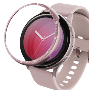 适用三星Galaxy watch active2金属刻度圈Sansung智能运动手表表带40/44mm不锈钢表盘Bezel Ring保护环圈表壳