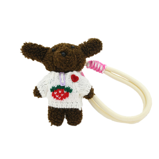 可爱小狗熊毛绒公仔钥匙扣包包挂件玩偶书包背包挂饰创意礼物