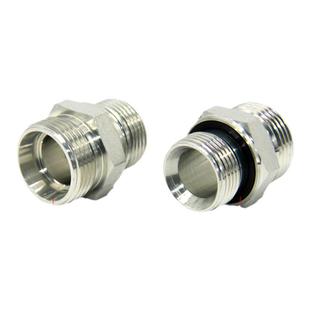 伊顿永华标准24度锥卡套式液压过渡接头 端直通变径管接头1CM-WD