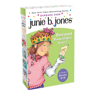 英文原版 Junie B. Jones's Second Boxed Set Ever! Books 5-8 朱尼琼斯系列5-8册盒装 第二套 英文版 进口英语原版书籍
