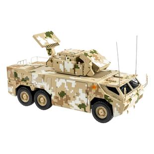 1:24红旗17A防空导弹发射车模型仿真合金车载轮式HQ-17收藏摆件