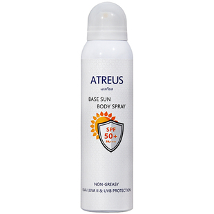 泰国牛奶防晒喷雾atreus 男女全身防紫外线 spf50防水美白 防晒霜