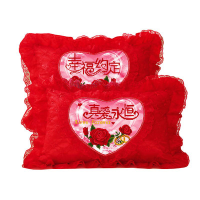 新款印花结婚喜庆简单十字绣单人