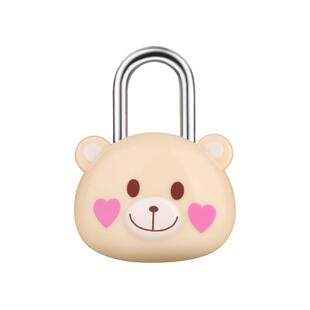 密码锁挂锁电动车筐钢丝锁小密码锁行李箱小锁头带钥匙宿舍旅行