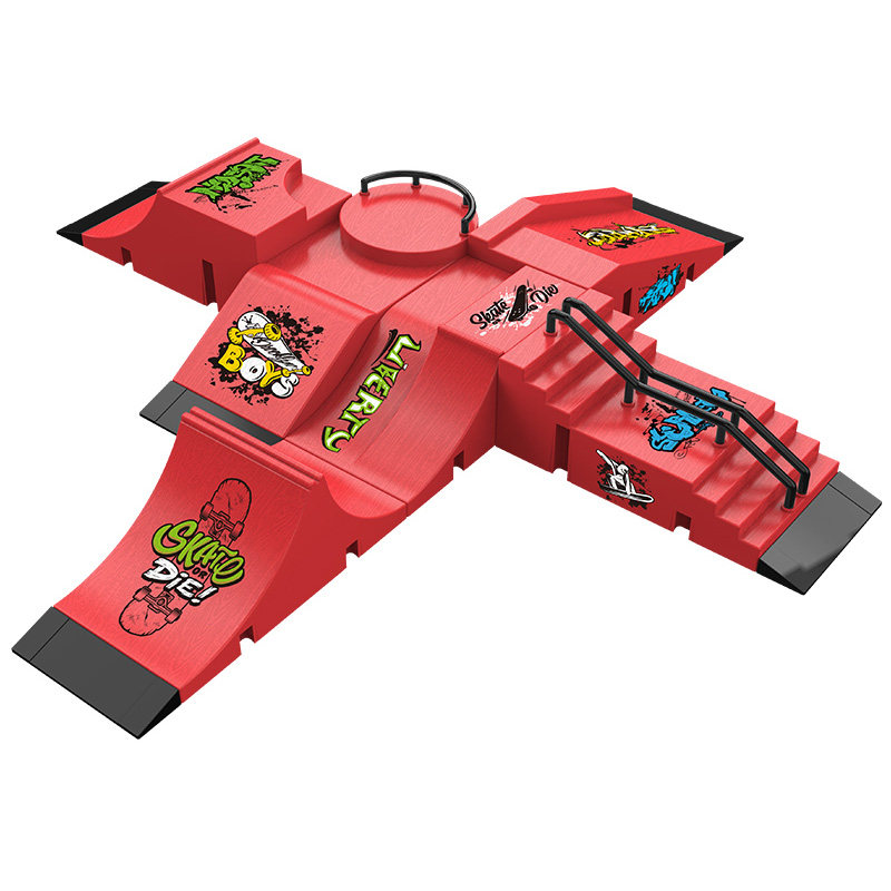 手指滑板训练场地桌面指尖小玩具小学生解压创意礼物 fingerboard