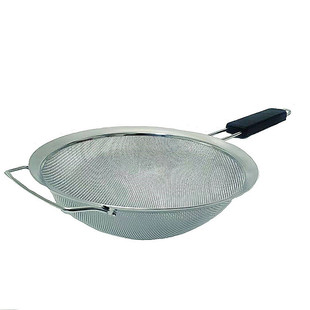 精品不锈钢宽耳大网勺密漏中药厨房过滤网筛超细果汁油炸小吃沥网