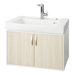 TOTO新款壁挂式台盆柜深木纹80公分LBDA080MD浴室柜LBDA080MW(06)