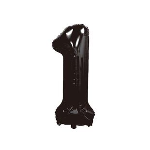 32寸/40寸黑色系ins大数字气球女孩生日拍照道具网红派对装饰布置