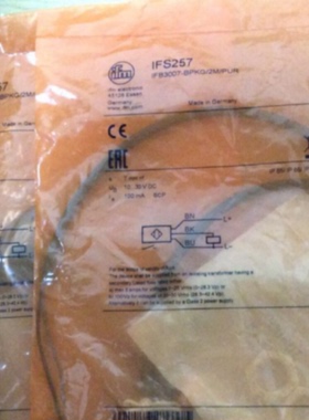 议价IFS257 电感式传感器 IFB3007-BPKG/2M/PUR德国IFM易福门