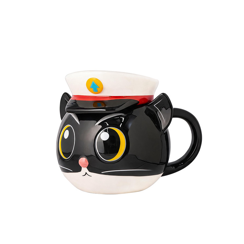 上美影陶瓷杯黑猫警长