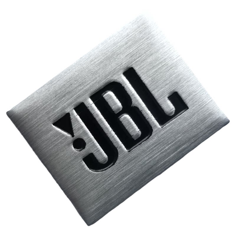 适用JBL音响标志汽车音响贴标喇叭罩贴改装喇叭 家用音箱金属标贴