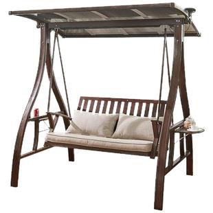 秋千户外庭院摇椅吊椅露台室外秋千椅子铝合金吊床小院网红荡秋千