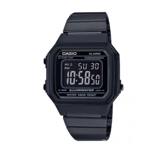 【Jony-J豆芽同款】卡西欧 CASIO 复古表方块反显手表B650WB-1B