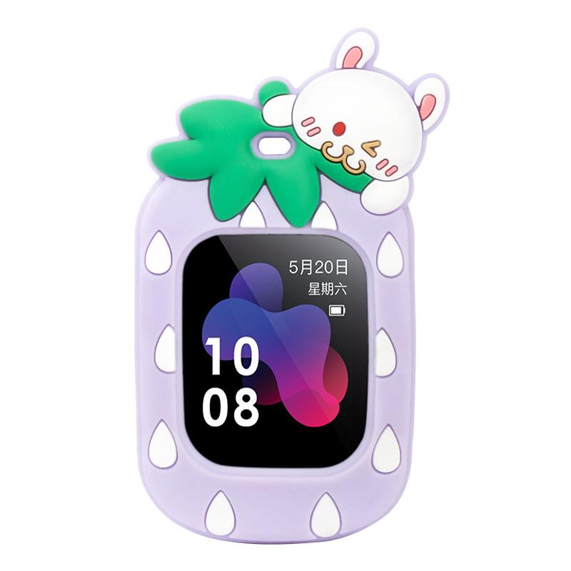 适用小天才Q1R/D1S儿童电话手表2127AC保护套Q1C壳挂脖绳子吊坠