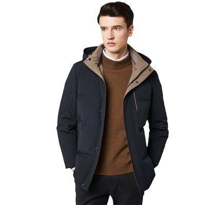 佛朗尼齐拉男士连帽羽绒服