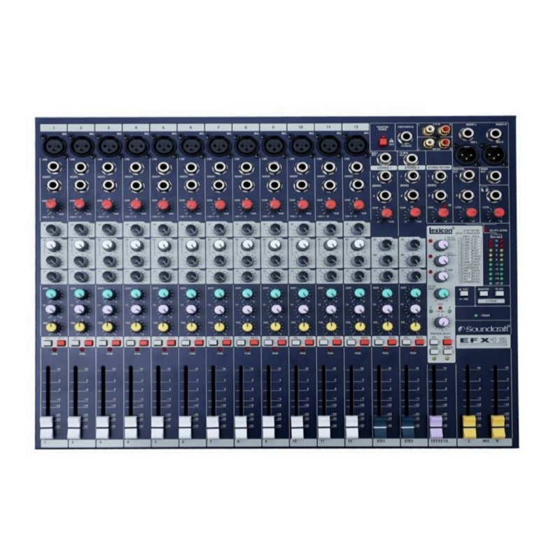 Soundcraft/声艺EFX12 专业12路舞台演出会议录音调音台 带效果器