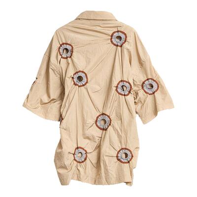 PRONOUNCE 春夏款男士系扣经典logo圆环衬衫银泰百货精品 301596