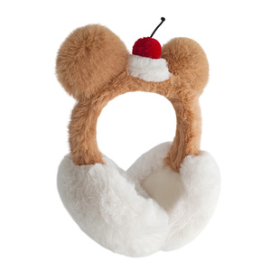 冬季可爱猫耳朵东北耳罩保暖防寒防冻耳包女款加厚毛绒可折叠保暖