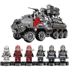 森宝积木森宝流浪地球积木成年高难度大号运兵车拼装玩具107007