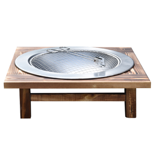 取暖炉家用铸铁炭火盆围炉煮茶炭炉烤火盆农村老式碳炉露营烧烤炉