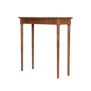 黑色中古实木走廊靠墙条案小户型对门玄关桌家用高级长条桌窄30cm