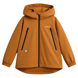 【秀场同款】ask儿童外套2026春秋季新款男女童连帽户外登山服