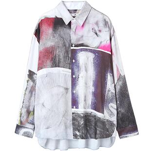 EYTYS衬衫Monte杂志印花机车宽松衬衫 春季男女同款