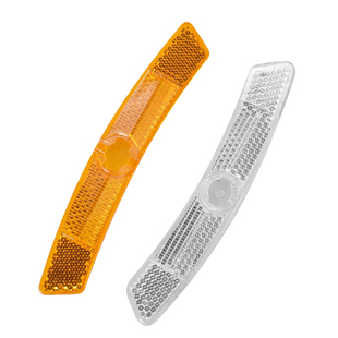 自行车辐条反光板轮圈反光片山地车子折叠死飞车双面反光板警示灯