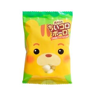 日本进口西村鸡蛋小馒头五连包儿童宝宝奶豆磨牙营养零食无添加