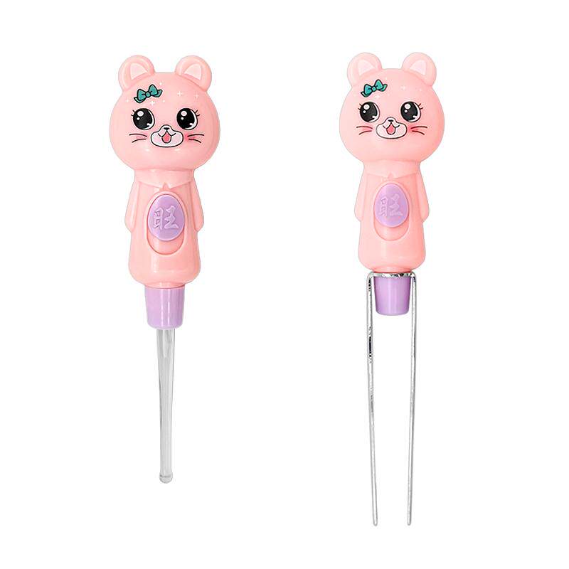 唐艺彩儿童发光耳勺家用掏耳神器 小孩抠耳朵屎工具套装 挖淘耳屎