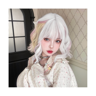 alicegardenlolita彩色短卷发