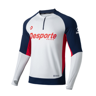 Desporte体士彪 半拉链足球训练服男 吸湿速干长袖运动卫衣套头衫