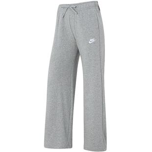 【自营】nike耐克冬季女子CLUB运动休闲灰色阔腿裤长裤FB2728-063