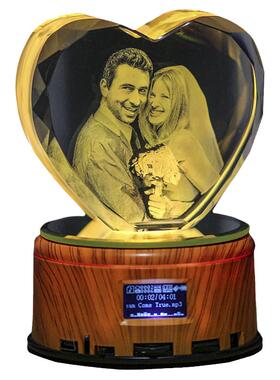 结婚周年纪念品情侣爱人图片定制