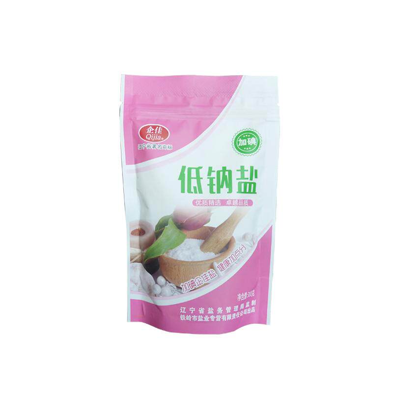 企佳低钠精制食用盐300克