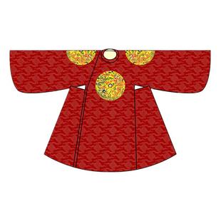 卿子赋原创男童汉服明制四团龙补圆领袍男孩汉服小世子春夏轻薄款