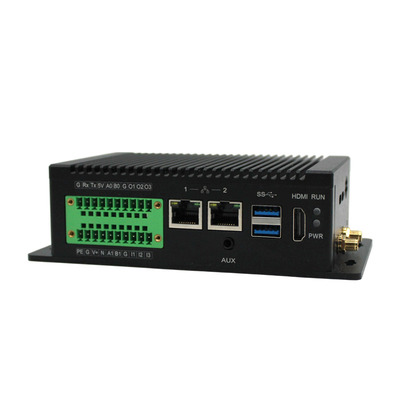 合众恒跃全志T536国产化工业级AI边缘计算智能盒2TPOS 算力可定制