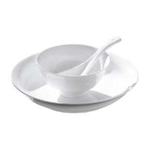 景德镇陶瓷饭碗一2人家用中式碗盘中国色餐具套装搬家乔迁礼物