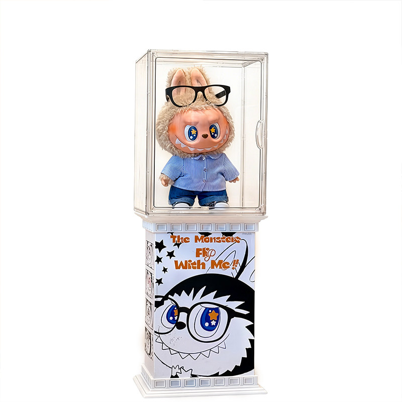 拉布布helloKitty展示盒大夏rock