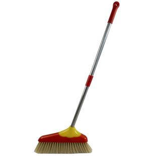 格威特加密软毛扫把家用扫帚单个室内客厅卧室防静电笤帚不锈钢柄