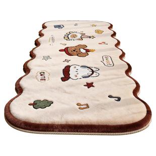 地毯卧室客厅2026新款床边毯儿童高级感免洗加厚房间冬天毛绒地垫