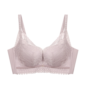 玉姿一族文胸正品胸罩聚拢7716 B杯中厚款无钢圈天然乳胶新款内衣