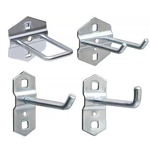 单斜单直挂钩百叶板挂钩方孔板工具墙挂钩工具挂板收纳展示架挂钩