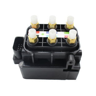 适用奥迪A6C5 A6C6 A8D3打气泵分配阀大众辉腾宾利空气悬挂气路阀