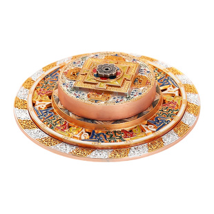 坛城线香插底座盘香炉家用室内熏香礼盒檀香摆件小众高级中式创意